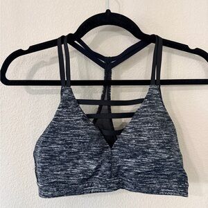 Victoria's Secret Black Heathered Sports Bra